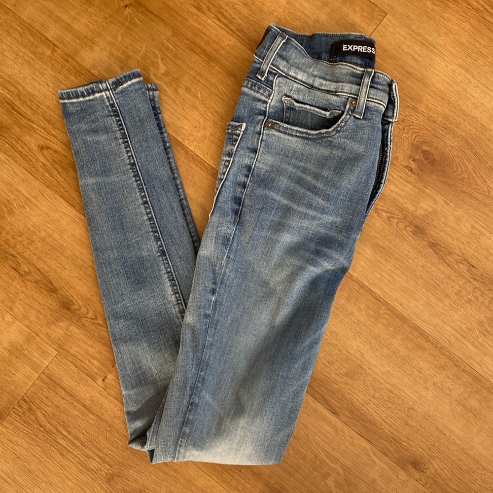 Express Jeans- high rise stretch